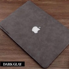 MacBook Pro ケース カバー 高級感 羊革 パソコン 保護フィルム 灰の画像