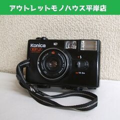 シャッター切れる コニカ コンパクトカメラ EFJ ブラック ピ...