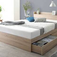 シングル・Newデザイン2杯収納コンセント・シナモングレージュ 1