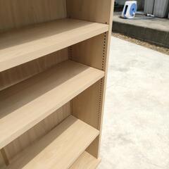 最終値下げ！【極美品】ナチュラル色 本棚 棚 シェルフ の画像