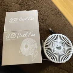 ミニ扇風機　USB desk fan
