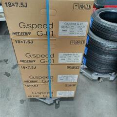 値下げ【新品】アルミホイール　G-SPEED　G-01　18インチ　7.5Ｊ＋53　PCD100‐５　4本セット　ＦＴ８６　ＧＲ８６　ＢＲＺ　プリウス　等にの画像