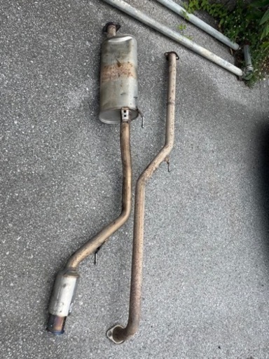 n-boxカスタムターボ　社外マフラー