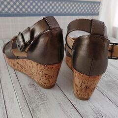 サンダル ミュール 23.5cm 美品 厚底の画像