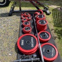 ファイティングロード　185キロセット　バーベルウエイト　買取金...