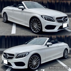 検6年2月.C180カブリオレ.黒革シート.黒ソフトトップ.純正...