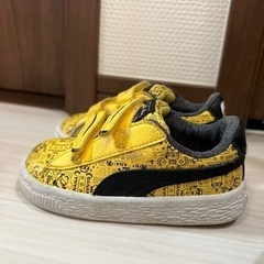 プーマ　ベビーシューズ　14cm ミニオンコラボシューズの画像