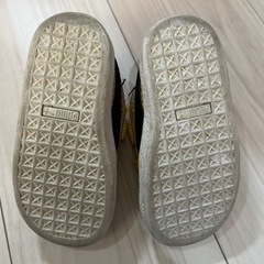 プーマ　ベビーシューズ　14cm ミニオンコラボシューズの画像