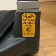 GRACO ジュニアシートの画像