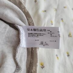 肌着 半袖 3枚セット 小花柄 サイズ80の画像