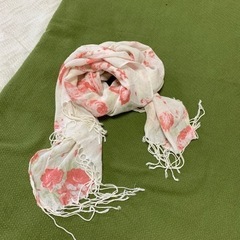 花柄のストール　決まりました☺️