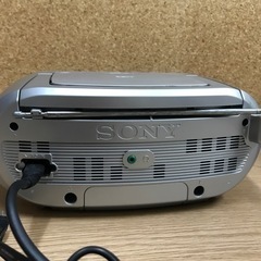 ☆値下げ☆ ロ2305-799 SONY CDラジオ ZS-S10CP 試聴確認済 キズ、汚れ有の画像
