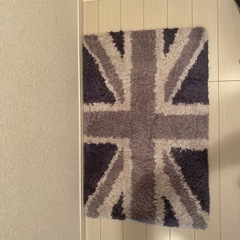 イギリス柄　ラグ