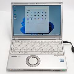 送料無料 日本製 高速SSD ノートパソコン Panasonic CF-SZ6RDQVS 中古良品 第7世代 i5 8GB DVDRW 無線 Bluetooth カメラ Windows11 Office