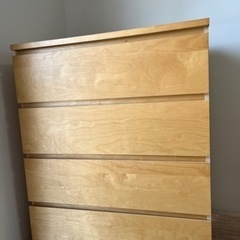 IKEA  タンス　チェスト　４段の画像
