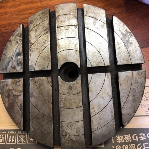 鉄円径作業台、鉄、旋盤、値下げしました