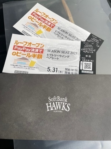 5/31ホークスvs中日　ヴィクトリーウイングペア