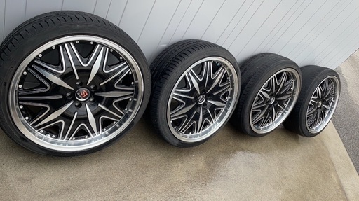 E52エルグランド　セッション　中古ホイールセット245/35/21