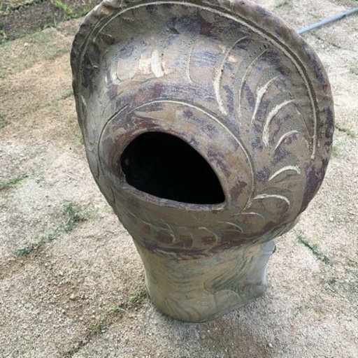 たぬき　陶器　80センチ　大　タヌキ置物　25号　美術品