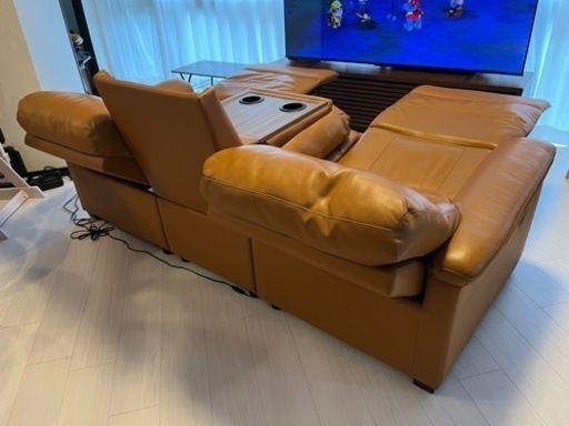 【最終お値下げ】電動三人掛けソファ　