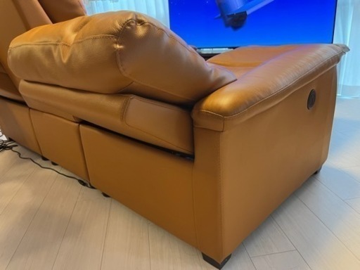 【最終お値下げ】電動三人掛けソファ　