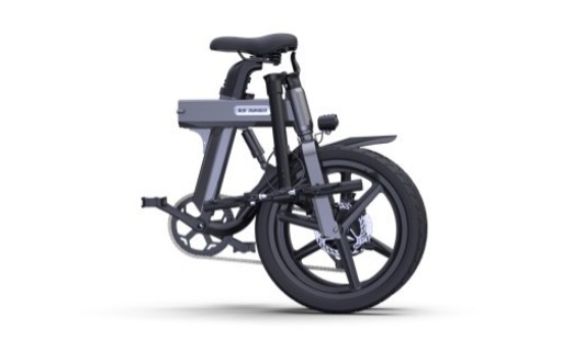 RUNBER 大容量折りたたみ電動自転車　後部座席とステップ付き「防犯登録済」