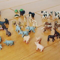 動物　ミニチュア　フィギュアの画像