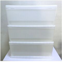 美品　ニトリ　リビングチェスト　3段ケース　FD-PWH　収納B...