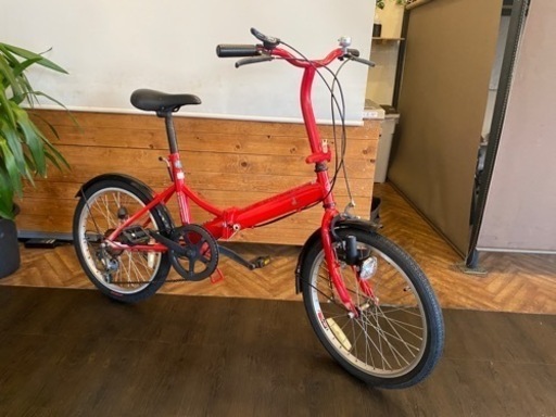 【CAPTAIN STAG】20インチ折りたたみ自転車