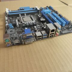 マザーボード ASUS P8B75MとCPU Intel Core i5 2500Sのセットの画像