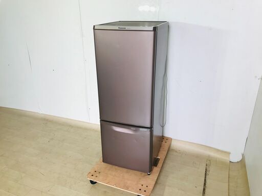 山口)下松市より　パナソニック　冷蔵庫　NR-B179Ｗ　2017年製　168Ｌ(冷蔵124Ｌ冷凍44Ｌ)　BIZKE28H