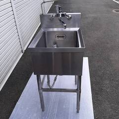 美品！業務用ステンレス流し台　一層シンク　TOTO　W450mm...