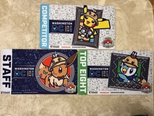 【極希少 海外限定】WCS 2019 ワシントンDC プレイマット　ポケモンカード
