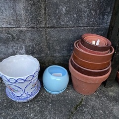 植木鉢いろいろ⑤の画像