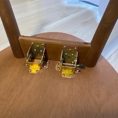 ［決まりました］折りたたみテーブル　オーバル型(ニトリ)の画像