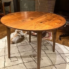 大塚家具　丸ダイニングテーブル