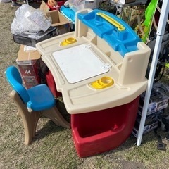 STEP2 テーブル　知育玩具　粘土遊び　お絵描きに　現金取引okの画像