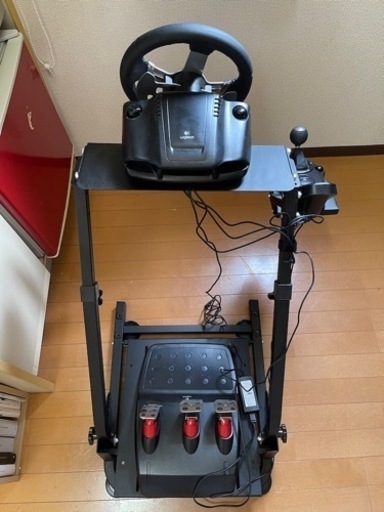 Logitech G27 RACING WHEELとAP2Wheel Standセット