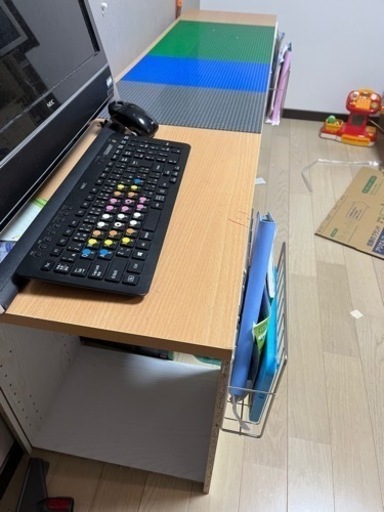 天板　レゴシート　カラーボックス　子供　DIY