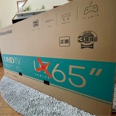 【画面ヒビ】ハイセンス 65インチ 4K 液晶テレビ Hisense 65E6Gの画像