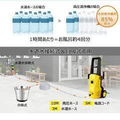 【美品】超強力高圧洗浄機　水道接続式＆自吸式両用タイプ　完全動作品の画像