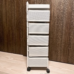 キッチンワゴン5段の画像