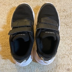 adidasスニーカー　 黒　TENSAUR RUN　19.0cmの画像