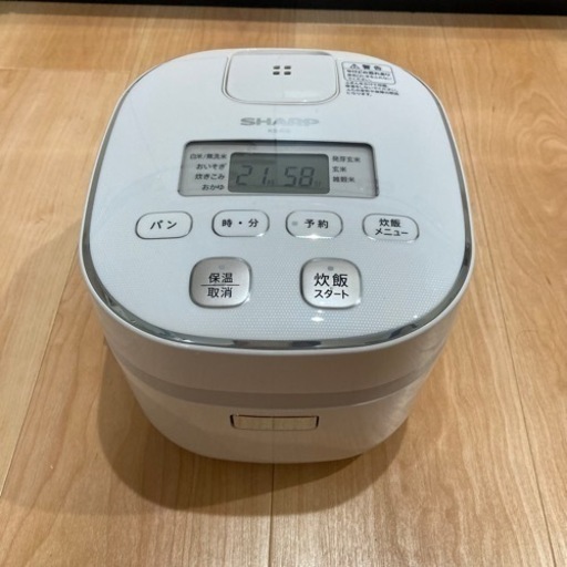 SHARP シャープ ジャー炊飯器 KS-IC5-W