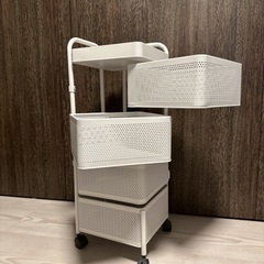 キッチンワゴン4段の画像