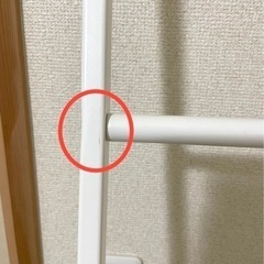 【値下げしました！！】ラダーハンガーラック　ワイド(山崎実業　tower)ホワイトの画像