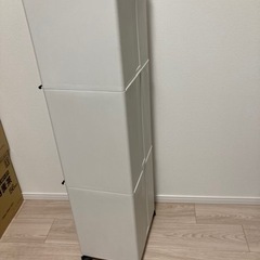 3段式キャスター付きゴミ箱の画像