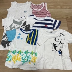 子供服男の子お下がり☆夏Tシャツ半袖タンクトップ☆110サイズ