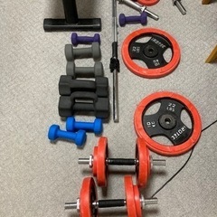 トレーニング　筋トレ　ダンベル　ウェイト　セット　一式