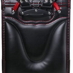 【新品】ランドセル 男の子 ベーシックモデル ブラック/レッド 高級合皮 大容量 撥水加工  6年保証 全国送料無料 スクールバック 小学生通学カバンブの画像